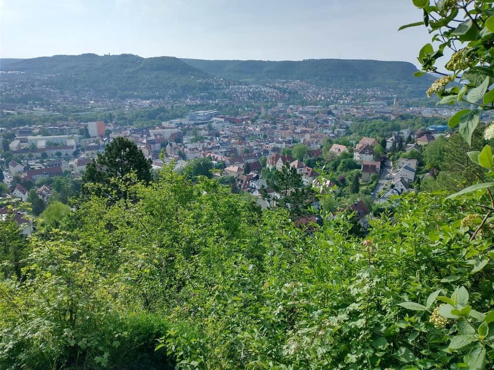 Jena Horizontale - Blick über die Stadt