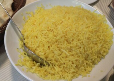 Bombay am Domplatz - eine Schüssel Reis als Beilage