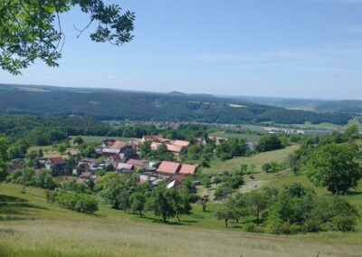 Jena Horizontale - Blick über den nächsten Ort