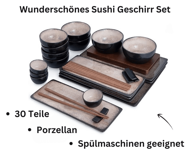 Amazon - Werbung, Sushi Geschirr Set