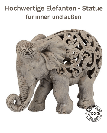 Werbung Amazon - Elefanten Statue