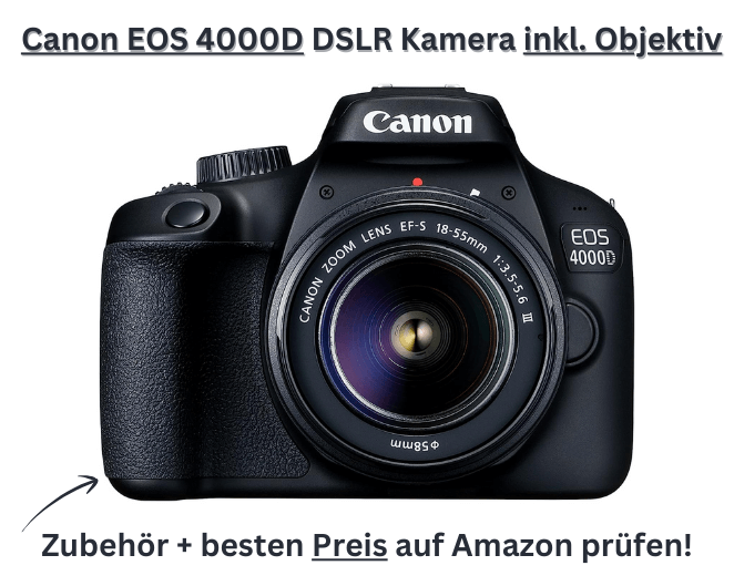 Amazon Werbung - Canon Eos 4000D