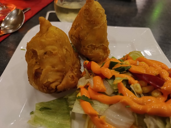 indisch essen - Vegetable Samosas